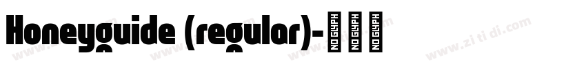 Honeyguide (regular)字体转换